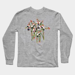 Panda Holidays Long Sleeve T-Shirt